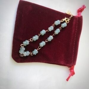COPY - Natural bluewater kind of jadeite bracelet
